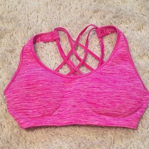 Aeropostale strappy back sports bra